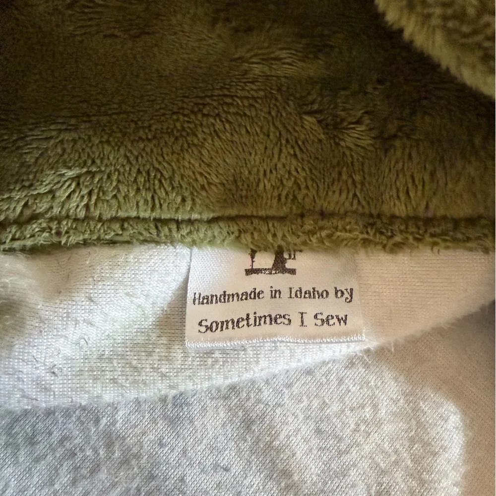 Sometimes I Sew Dinosaur Double-Sided Minky Pillowcase – Standard (NEW)